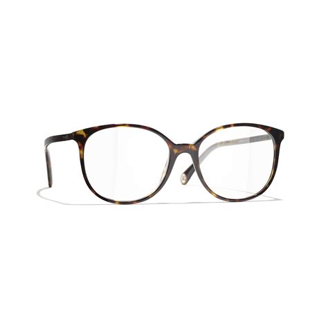 chanel pantos eyeglasses in dark tortoiseshell